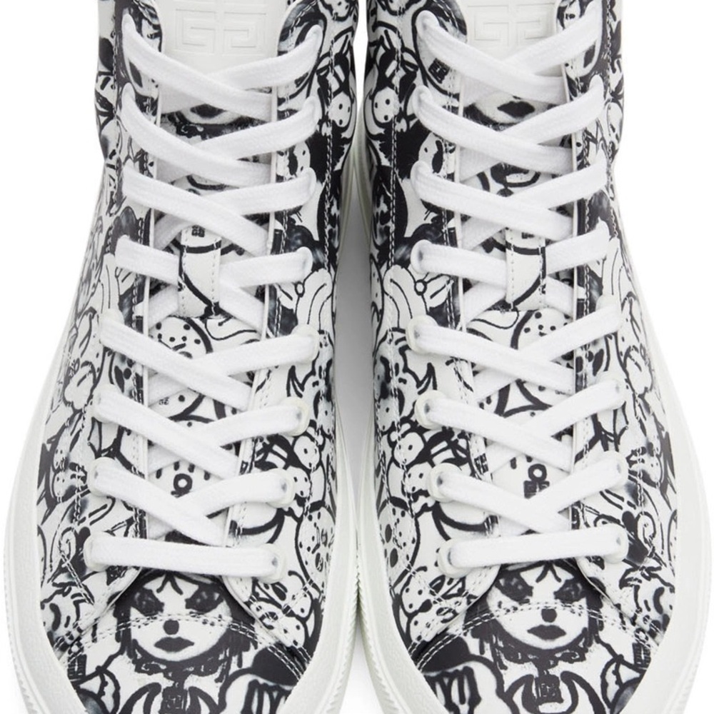 Givenchy x Chito City High-Top Sneakers (Women’s 37, Black/White)
